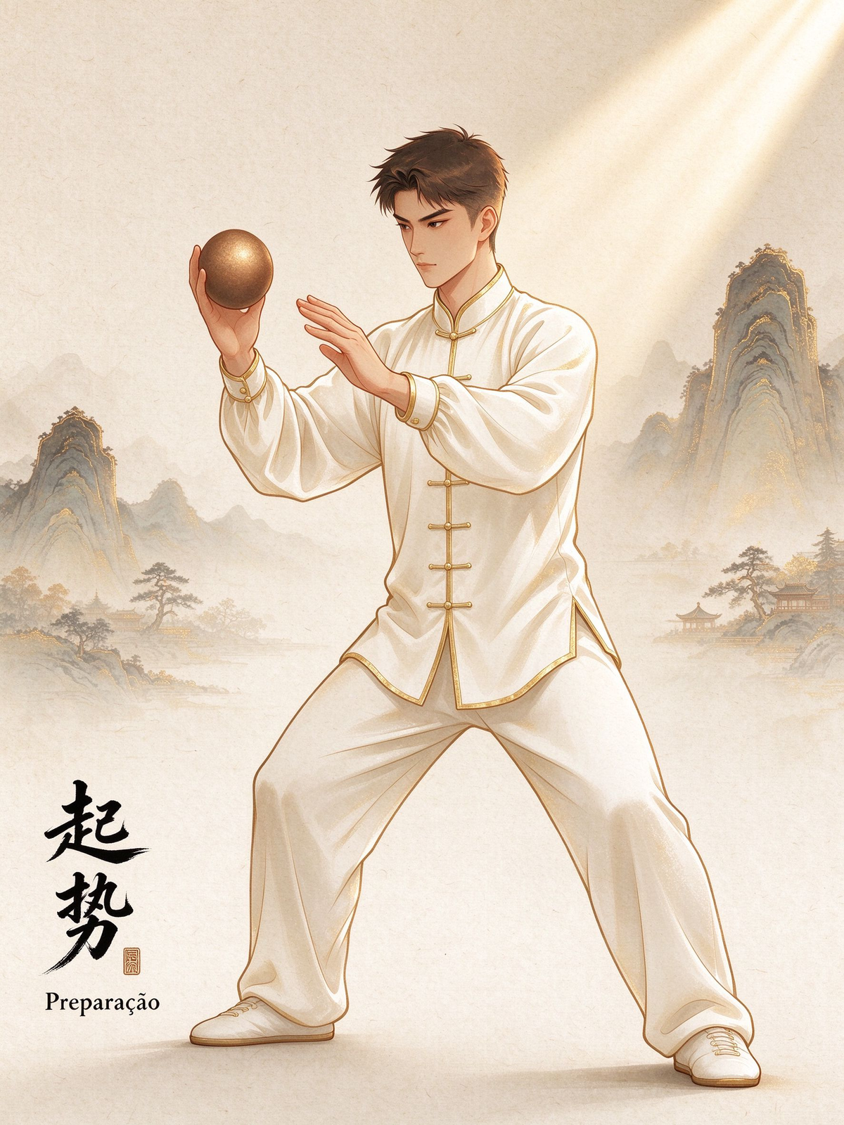 Tai Chi Qi · As 36 Formas · Curso Online com 30 Vídeos (Cultivo Interno — Guie o Corpo pelo Qi)