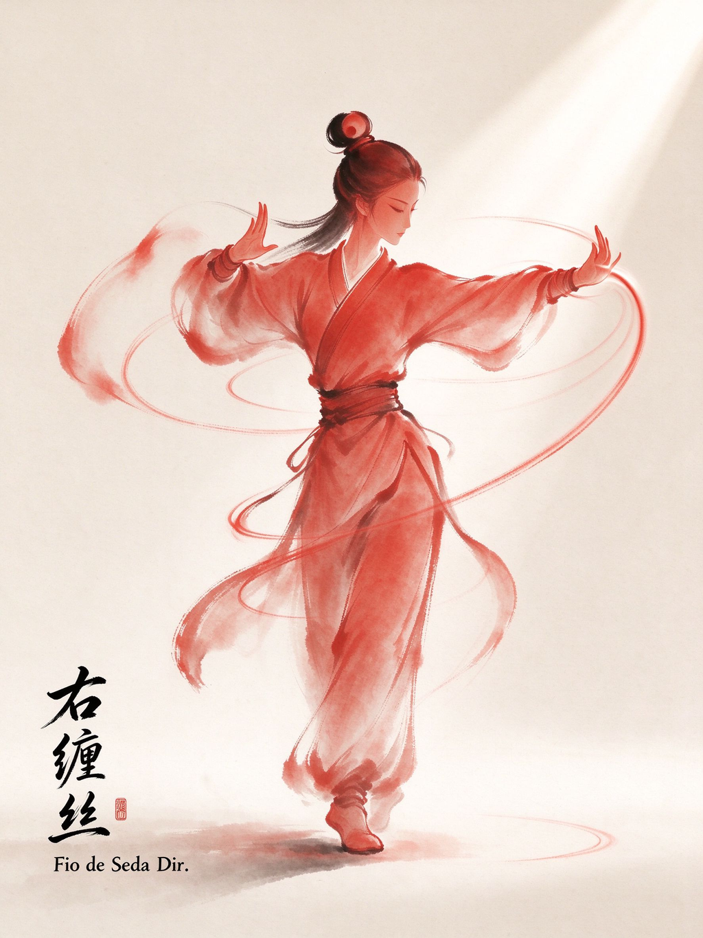 Fio de Seda e Arte Interna · Curso Online de Tai Chi Interno com 35 Vídeos
