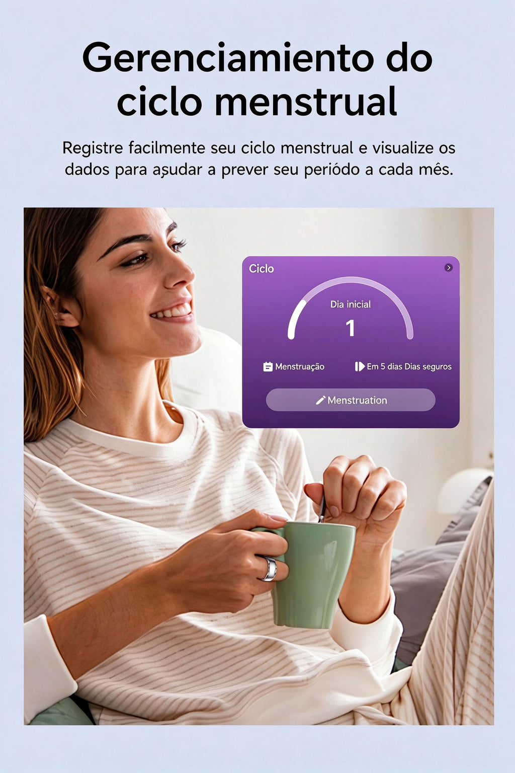 Anel Inteligente SY15 com Padrão de Futebol | Monitor de Saúde 24h, IP68, 100+ Modos Esportivos, Bateria de Longa Duração